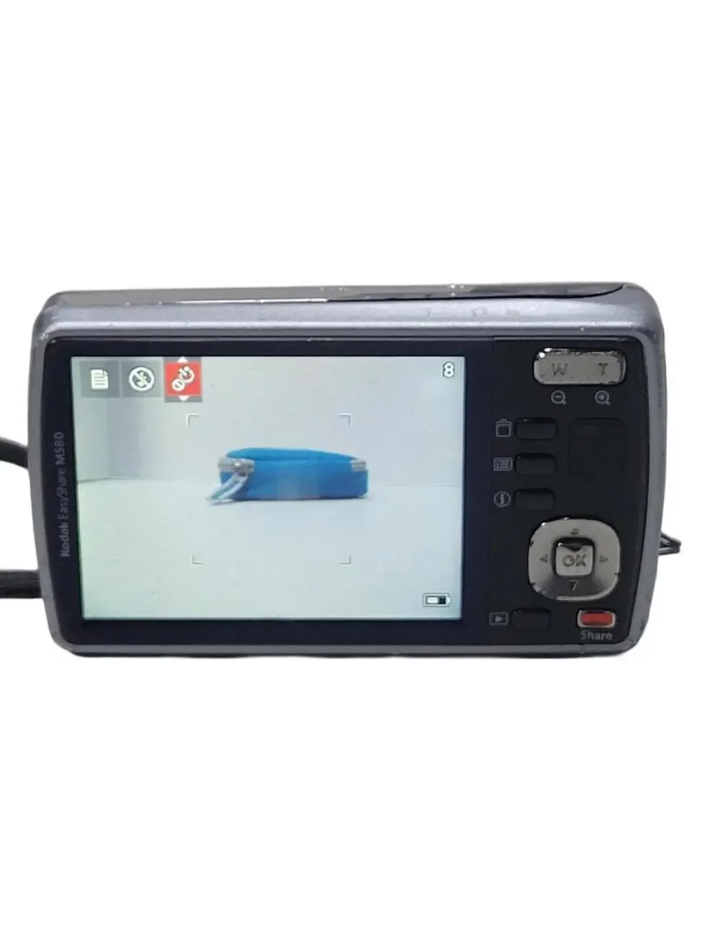 Kodak EasyShare M580 14.0MP Digital Camera W/ Battery SCRATCHED LENS TESTED